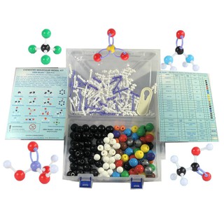 ชุดแบบจำลองโมเลกุลทางเคมี Chemistry Molecular Model Kit สำหรับการฝึกทักษะการเรียนรู้ทางวิทยาศาสตร์เคมี