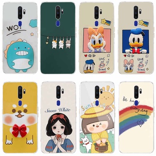 เคสโทรศัพท์ซิลิโคน TPU แบบนิ่ม สําหรับ OPPO a1k a5 a9 2020 a31 2020 a8