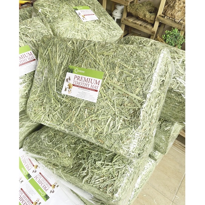 หญ้าทิมโมธี ซุปเปอร์พรีเมียม แบบปึก 5 กิโล Timothy Super premium จาก Ward Rugh นำเข้าจาก USA