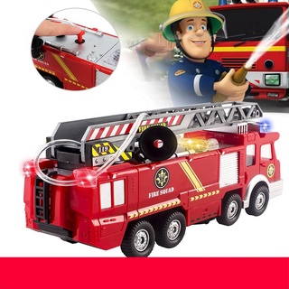 Fire Truck Engine Fireman Bomba Toy with Extended Ladder Fire Truck Toy