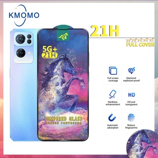 ฟิล์มกระจก แบบเต็มจอ OPPO Reno 8T 4G 8z 5G 8 Pro 7 7z 6 6z 5 4 3 2 2z 2F 10x Zoom 21H ฟิล์มกระจกนิรภัย แบบใส