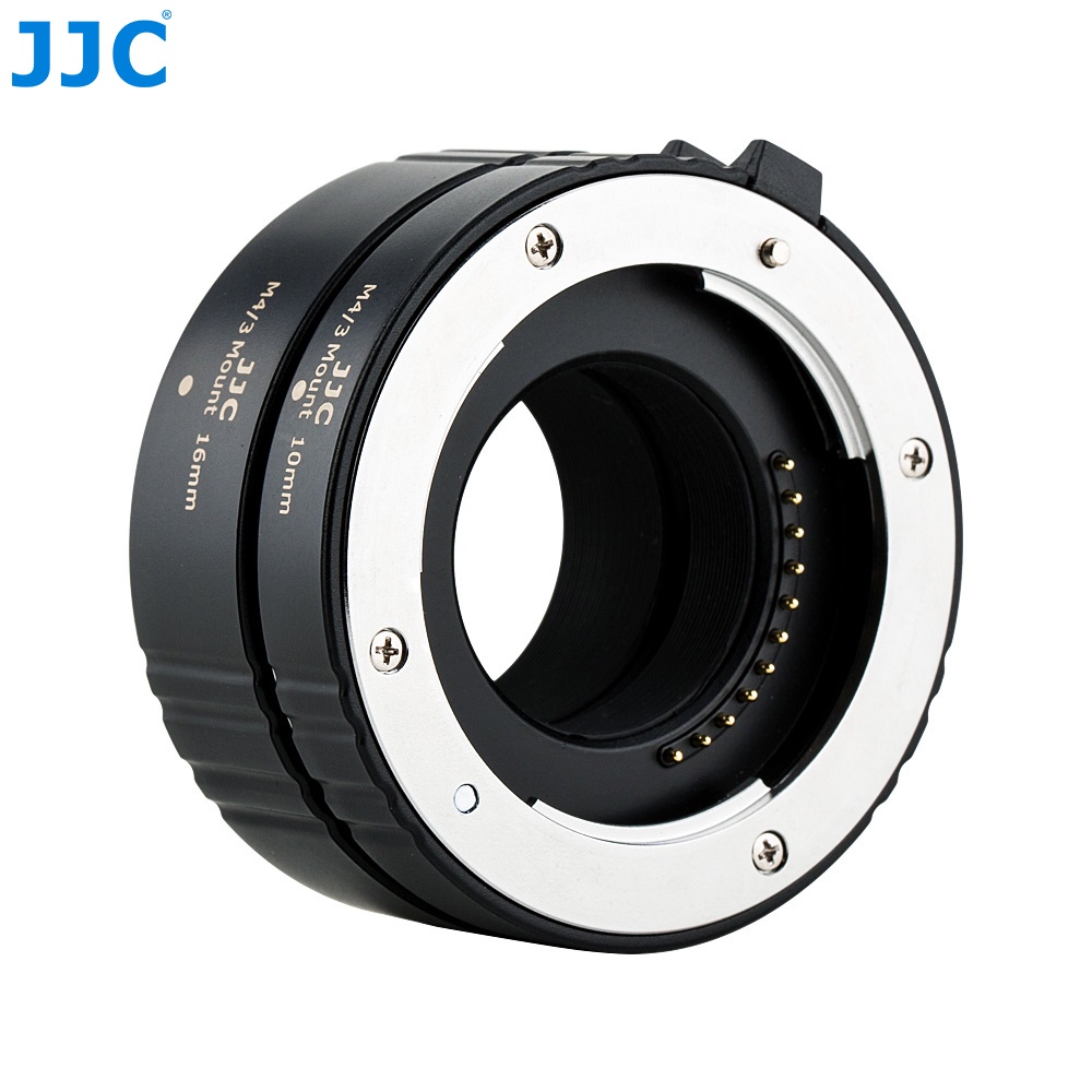 JJC M4/3 Mount ชุดท่อขยายอัตโนมัติสำหรับกล้องเมาท์ไมโคร 4/3 และเลนส์มาโครการถ่ายภาพมาโคร Olympus OM-