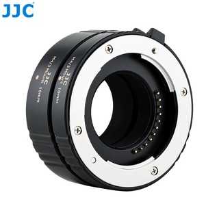 JJC M4/3 Mount ชุดท่อขยายอัตโนมัติสำหรับกล้องเมาท์ไมโคร 4/3 และเลนส์มาโครการถ่ายภาพมาโคร Olympus OM-D E-M10 E-M5 E-M1 Mark IV III II Panasonic Lumix GX85 GX9 GX8 GX7 GH6 GH5 GH5S S5M2 S5II S5IIx S1 R  G10 G9 G8 G7 G6 G80 G85 G90 G95 G100 G110