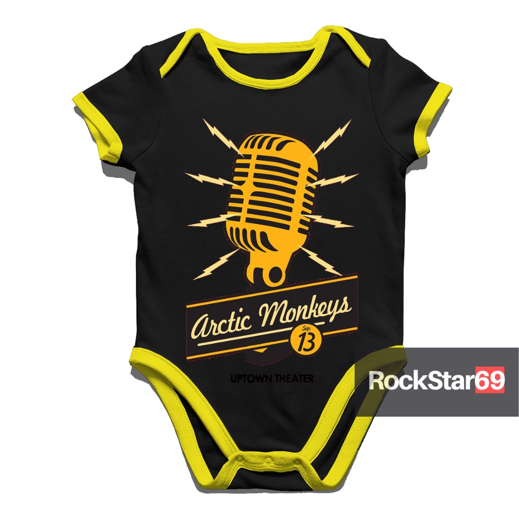 ARCTIC MONKEYS 3 Band Baby Jumper | เด็กทารก ชุดรอมเปอร์ อายุ 0 - 1 ปี