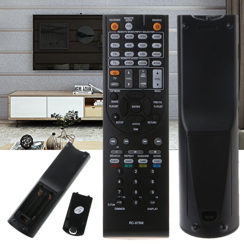 RC-879M เปลี่ยนรีโมทคอนโทรลสําหรับ Onkyo AV Receiver TX-NR535 TX-SR333 HT-R393 HT-S3700 อุปกรณ์เสริม