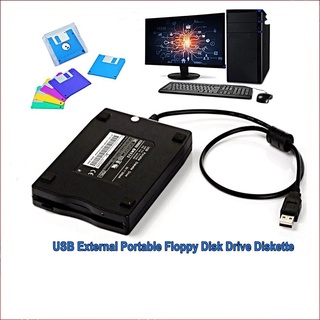 1.44Mb 3.5" USB External Portable !!!พร้อมส่ง!!Floppy Disk Drive Diskette FDD for Laptop