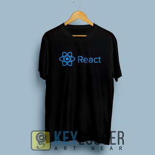 เสื้อยืด พิมพ์ลาย React native js it 89th