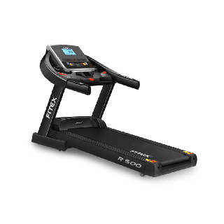 [ผ่อน 0%] ลู่วิ่งไฟฟ้า R500 4.5 แรงม้า ลู่วิ่ง FITEX สายพาน48cm Zwift ความชันไฟฟ้า18ระดับ สปริงโช๊คใหญ่ App