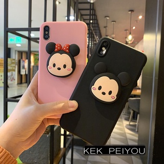 Samsung Galaxy J7 Pro J6 J5 2017 J3 2016 J7 2015 2016 J2 Core J8 J6 2018 J4 Plus Prime J7prime J6prime J5prime J4prime J6+ J4+ Cute cartoon Mickey Minnie stand holder phone case cover