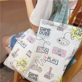 ✅พร้อมส่ง gamer tote bag