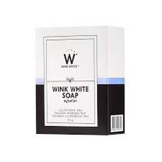 Wink White Soap สบู่วิงค์ไวท์ กล่องขาวดำ (80g.)