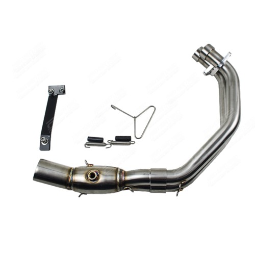 PR2 คอท่อ MT-07 R7 POWER BOMB ออกสั้น ออกข้าง