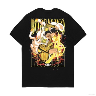 เสื้อยืดแขนสั้นลําลอง พิมพ์ลายกราฟิก ONE PIECE BORSALINO น่ารัก พลัสไซซ์ แฟชั่นสําหรับผู้ชาย และผู้หญิงS-5XL