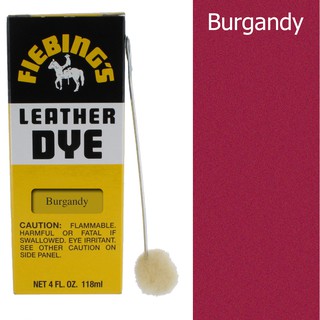 Fiebings Leather Dye สีย้อมหนัง Burgundy