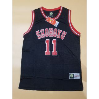 เสื้อบาส slam dunk สีดำเบอร์ 11