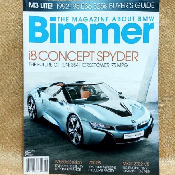 นิตยสาร BIMMER สิงหาคม 2012