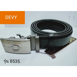 Devy เข็มขัดหนังวัวแท้ รุ่น DV8535 (ดำ)