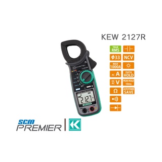 KYORITSUดิจิตอลแคล้มป์มิเตอร์ Digital Clamp Meter รุ่น KEW 2127R