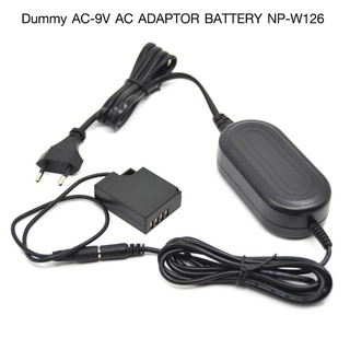 Dummy Battery AC-9V AC Adapter Battery NP-W126 for Fuji XA2, X-Pro1, XE1, XT20, XT2