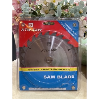 ใบเลื่อยวงเดือน KTW-SAW 7"×24 ฟัน รหัส 43150724