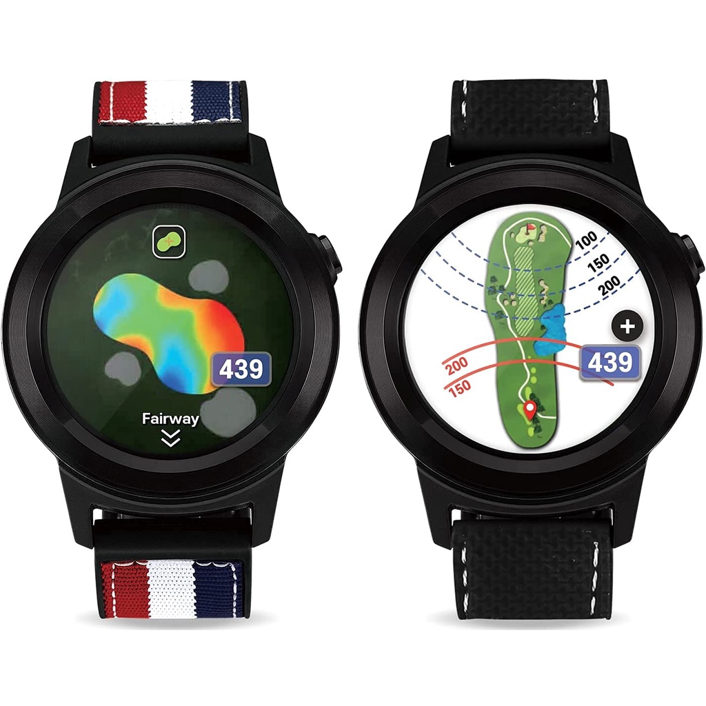 Golf Buddy Aim นาฬิกาข้อมือ GPS Watch W11 (ระยะช็อตไดนามิก) หน้าจอสัมผัส 40,000 หลักสูตรทั่วโลก ใช้งานง่าย