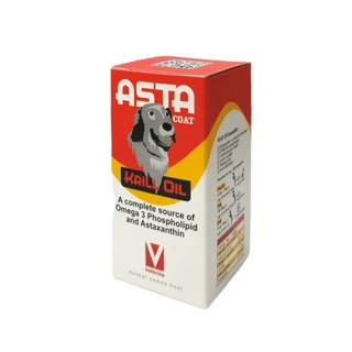 ASTA coat krill oil อาหารเสริมบำรุงผิว ช่วยในการลดอักเสบ บำรุงข้อ บรรจุ 50 เม็ด