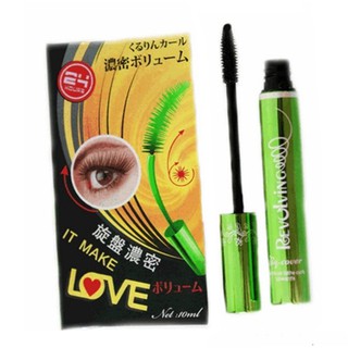 BQ cover Perfect Eyelash Mascara 10mL บีคิว มาสคาร่าเขียว