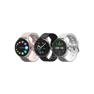 smart watch k50 แถมฟิล์มกันรอย เเถมสายผ้า โทรออก โทรเข้าปุ่มข้างหมุนได้วัดหัวใจ นับก้าว วัดอุณหภูมิ