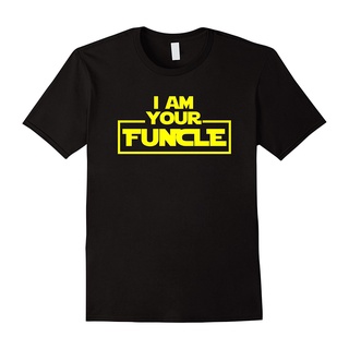 เสื้อยืดผ้าฝ้าย เสื้อยืดผ้าฝ้าย 100% พิมพ์ลาย I Am Your Funcle Star Fun Uncle ราคาถูกที่สุด สไตล์คลาสสิก สําหรับผู้ชาย