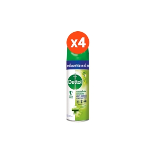 Dettol Disinfectant Spray Morning Dew 450 ml x4 - สินค้าอยู่ระหว่างการเปลี่ยนแพ็คเกจ