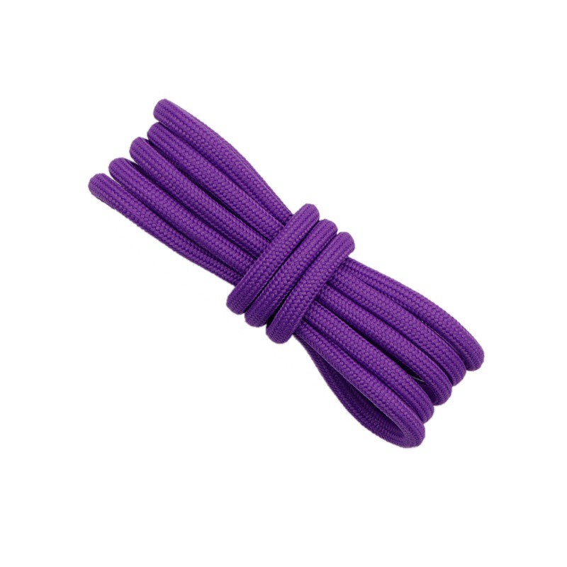 [วู] ปริมาณมาก5มิลลิเมตรรอบเชือกผูกรองเท้าโพลีเอสเตอร์สีทึบเชือกผูกรองเท้าปิดถักฝีมือประณีตอินเทรนด์สบายๆแฟชั่นทุกการแข่งขันเชือกผูกรองเท้าจับคู่