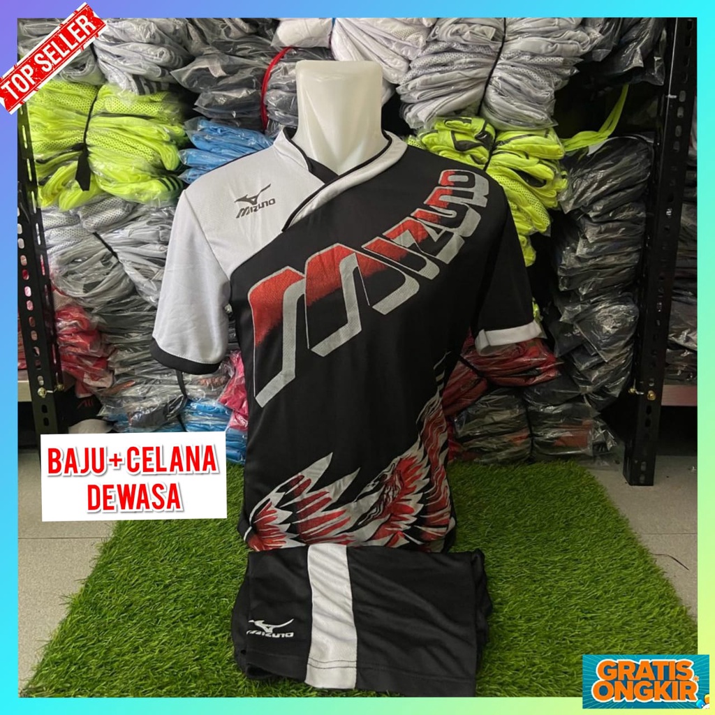 เสื้อผ้ากีฬา ลาย MIZUNO VOLLY STELAN MIZUNO FUTSAL