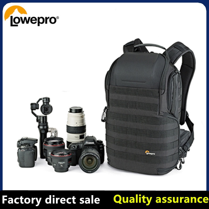Lowepro ProTactic BP 350 AW II กระเป๋าเป้สะพายหลังสําหรับกล้อง DSLR หรือ Pro Mirrorless มาตรฐาน 13 น