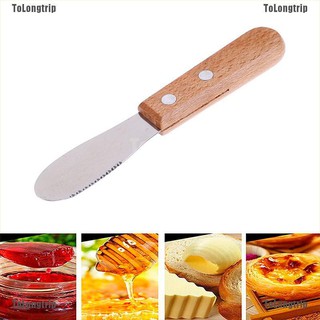 Tolongtrip อุปกรณ์ใบมีดกว้าง สเตนเลส สําหรับใช้ในการหั่นเนย แซนวิช ชีส