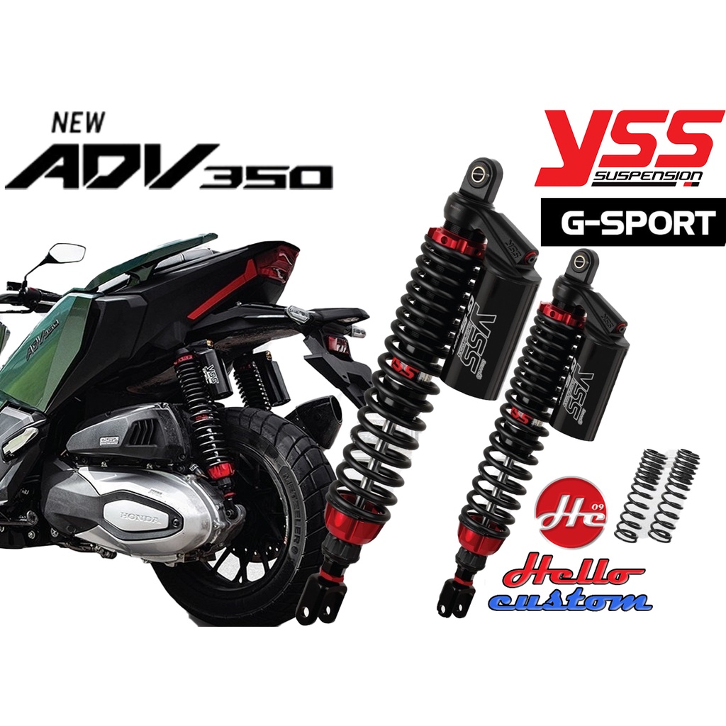 โช้คหลัง YSS G Sport ADV350 [ โช๊ค YSS แท้ ประกันโรงงาน 1 ปี ] ADV 350