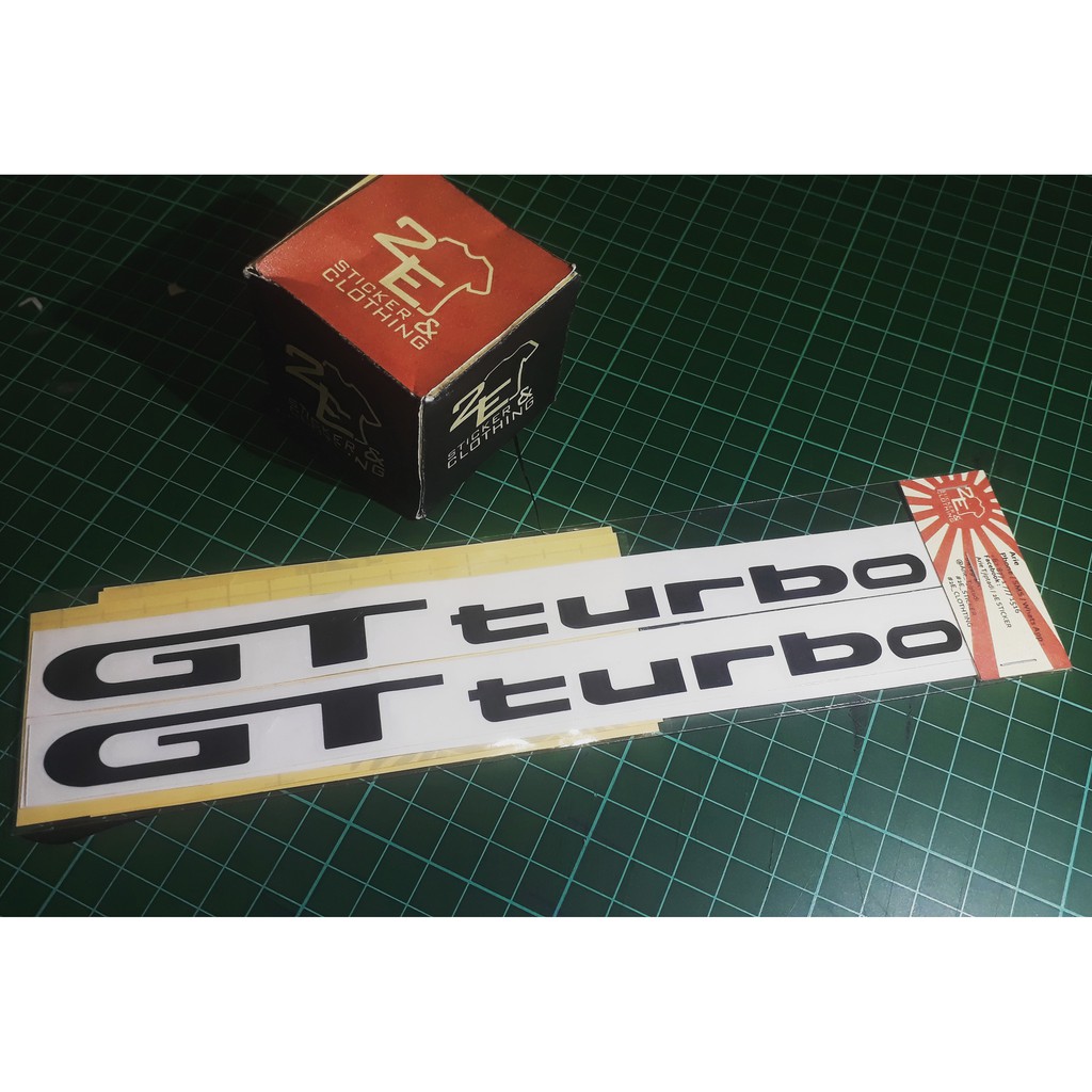 สติ๊กเกอร์ GT turbo Starlet