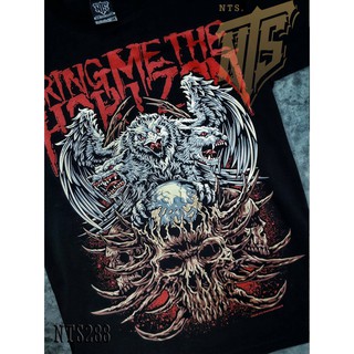 BMTH BRING ME ROCK เสื้อยืด เสื้อวง เสื้อดำ สกรีนลายอย่างดี ผ้าหนานุ่ม ไม่หดไม่ย้วย  T SHIRT S M L XL XXLเสื้