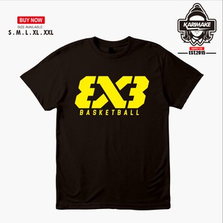 เสื้อยืดกีฬาบาสเก็ตบอล NBA IBL 3x3สามารถปรับแต่งได้