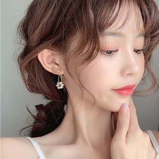 **พร้อมส่งจากไทย** ต่างหูก้านเงิน 925 แต่งลูกปัดมุก สไตล์เกาหลี earrings