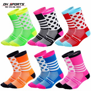 Dh Sports ถุงเท้ากีฬา ระบายอากาศ ทนต่อการสึกหรอ สําหรับผู้ชาย และผู้หญิง เหมาะกับการขี่จักรยานเสือภูเขา