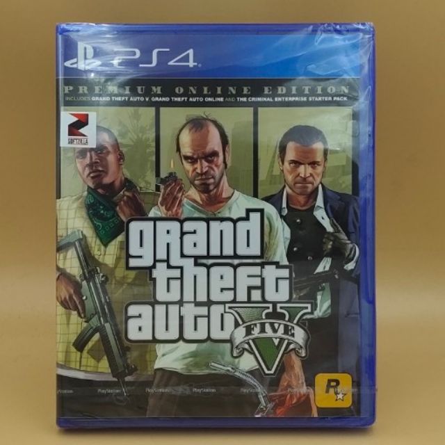 (มือ1) Ps4 : GTA V / Grand Theft Auto V Premium Online Edition โซน3