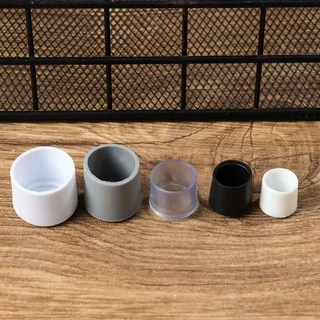 Moliha 10 ชิ้น / เซต ฝาครอบขาเก้าอี้ โต๊ะ ทรงกลม ถุงเท้าด้านล่าง กันลื่น ฝาครอบท่อพลาสติก