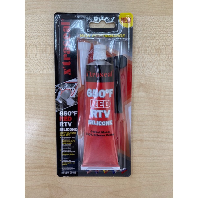 XTRASEAL 650 F RED RTV SILICONE GASKET MARKER GASKET GUM (85gm)