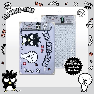 พรมเช็ดเท้า ลิขสิทธิ์แท้ Bad Badtz-maru &amp; Dorami &amp; Hello Kitty ขนาด 40*60 นุ่มมาก กันลื่น