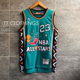 [MY พร้อมส่ง] Michael J0rdan #เสื้อกีฬาบาสเก็ตบอล ลายทีมชาติชิคาโกบูลส์ All Star Turqoise NBA 23 ชิ้น