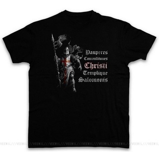 [S-5XL]Templar เสื้อยืดผ้าฝ้าย 100% พิมพ์ลาย I Cross Knight Ordo Crusade Crusader สไตล์คลาสสิก