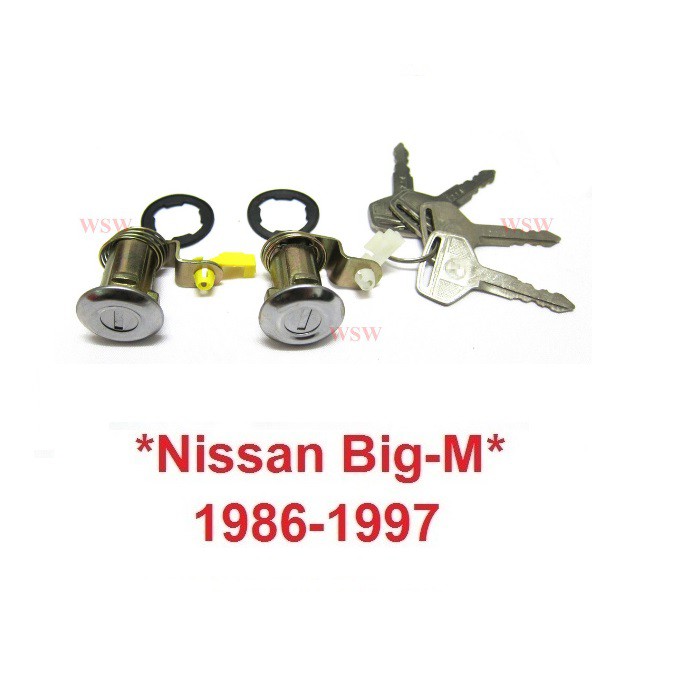 1ชุด กุญแจประตู NISSAN BIG-M BIG M 1989 - 1997 กุญแจรถยนต์ นิสสัน บิ๊กเอ็ม D21 PATHFINDER กุญแจรถ กุญแจ ประตู กลอนประตู