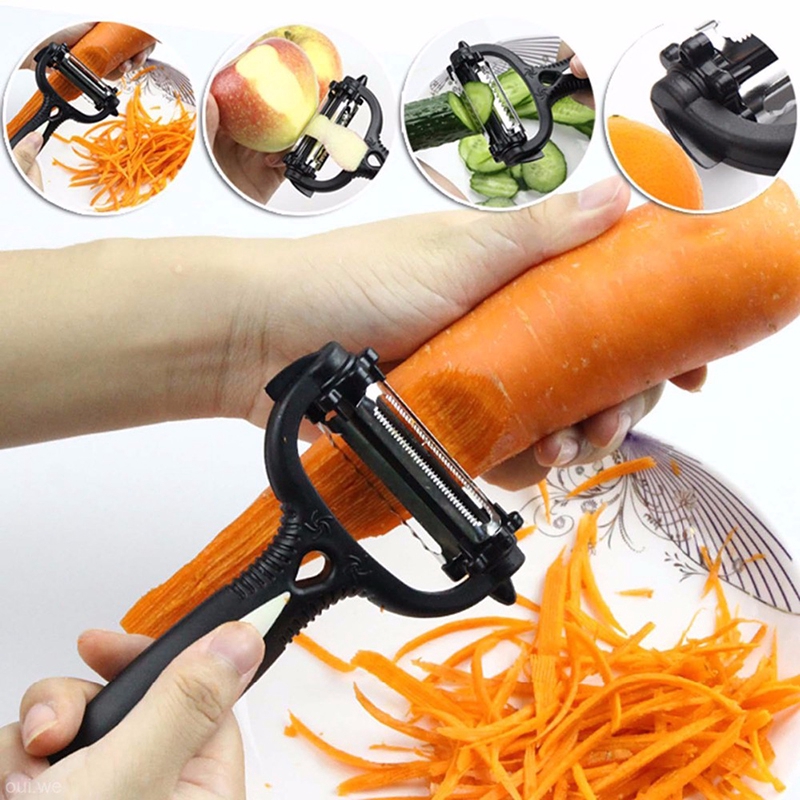 3in1 Peeler With Lid Kitchen Multifunction Household Potato Carrot