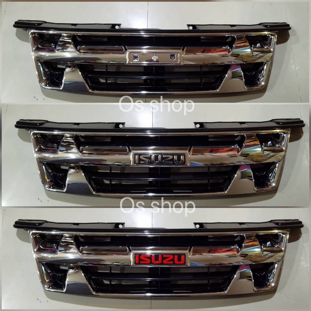 หน้ากระจังisuzu d-max 2007 - 2011 สีชุบโครเมี่ยมพร้อม LOGO ISUZUกระจังรุ่นนี้สามารถถอดแยกออกจากกันได