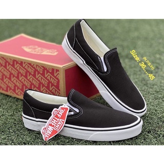 Vans slip on รองเท้าผ้าใบแบบสวม